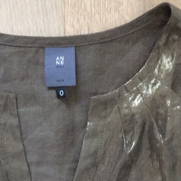 Gold Anne Willi 3/4 Sleeve Blouse - Picture 2 of 3